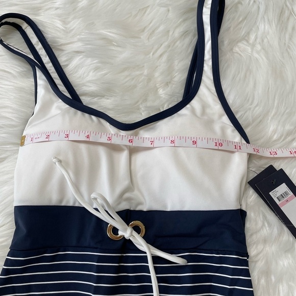 Tommy Hilfiger Swimsuit Bathing Suit Nautical Bow Size 10 NWT - Picture 11 of 15